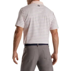 FootJoy Accented Stripe Lisle Self Collar Polo -Cheap The Tee Crest Store footjoy accented stripe lisle self collar polo quartz pink white graphite 02 72553.1673906120