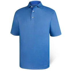 FootJoy Birdseye Jacquard Dot Geo Trim Polo - Self Collar - Previous Season Style