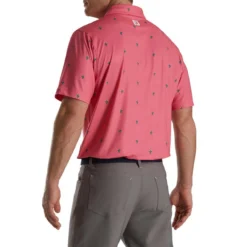 FootJoy Cactus Print Lisle Self Collar Polo -Cheap The Tee Crest Store footjoy cactus print lisle self collar polo watermelon 02 06439.1673903054