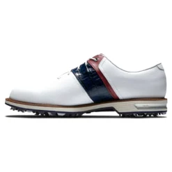 FootJoy Men's DryJoys Premiere Series Packard Golf Shoes -Cheap The Tee Crest Store footjoy dryjoys premiere series packard golf shoes white navy red 02 02590.1676576784