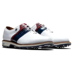 FootJoy Men's DryJoys Premiere Series Packard Golf Shoes -Cheap The Tee Crest Store footjoy dryjoys premiere series packard golf shoes white navy red 05 48751.1676576786