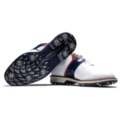 FootJoy Men's DryJoys Premiere Series Packard Golf Shoes -Cheap The Tee Crest Store footjoy dryjoys premiere series packard golf shoes white navy red 06 02132.1676576786