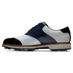 FootJoy Men's DryJoys Premiere Series Wilcox Golf Shoes -Cheap The Tee Crest Store footjoy dryjoys premiere series wilcox golf shoes navy white 02 48779.1679063037