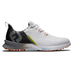 FootJoy Men's FJ Fuel Golf Shoes -Cheap The Tee Crest Store footjoy fj fuel golf shoes white black orange 01 48259.1664305172