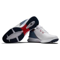 FootJoy Men's FJ Fuel Golf Shoes -Cheap The Tee Crest Store footjoy fj fuel golf shoes white blue fog red 06 74376.1664304221