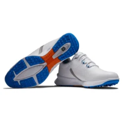 FootJoy Men's FJ Fuel Golf Shoes -Cheap The Tee Crest Store footjoy fj fuel golf shoes white orange 06 40875.1664305002
