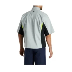 FootJoy FJ Hydrolite Short Sleeve Rain Shirt -Cheap The Tee Crest Store footjoy fj hydrolite short sleeve rain shirt black silver lime 03 84382.1676494362