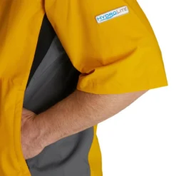 FootJoy FJ Hydrolite Short Sleeve Rain Shirt -Cheap The Tee Crest Store footjoy fj hydrolite short sleeve rain shirt mustard charcoal black 04 63478.1676494359