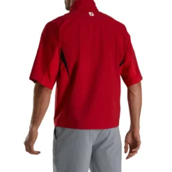 FootJoy FJ Hydrolite Short Sleeve Rain Shirt -Cheap The Tee Crest Store footjoy fj hydrolite short sleeve rain shirt red 03 66100.1676494360