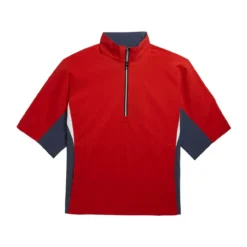 FootJoy FJ Hydrolite Short Sleeve Rain Shirt -Cheap The Tee Crest Store footjoy fj hydrolite short sleeve rain shirt red navy heather white 01 50526.1676494365