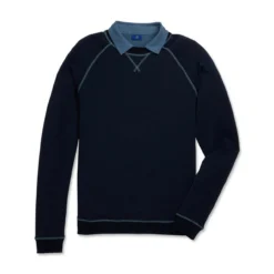 FootJoy French Terry Crewneck 29 FootJoy French Terry Crewneck -Cheap The Tee Crest Store footjoy french terry crewneck navy 04 46401.1673904993