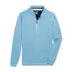 FootJoy Junior 1/2 Zip Midlayer With Contrast Stitch -Cheap The Tee Crest Store footjoy junior 1 2 zip midlayer with contrast stitch light blue 01 81081.1676595765