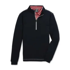 FootJoy Junior 1/2 Zip Midlayer With Contrast Stitch -Cheap The Tee Crest Store footjoy junior 1 2 zip midlayer with contrast stitch navy 01 36353.1676593913