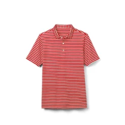 FootJoy Junior Striped Pique Self Collar Polo -Cheap The Tee Crest Store footjoy junior striped pique self collar polo red white 01 44291.1676595285