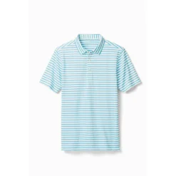FootJoy Junior Striped Pique Self Collar Polo -Cheap The Tee Crest Store footjoy junior striped pique self collar polo white light blue 01 35668.1676590501