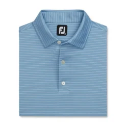 FootJoy Lisle Classic Pencil Stripe Polo -Cheap The Tee Crest Store footjoy lisle classic pencil stripe polo blue white 04 55196.1673904710
