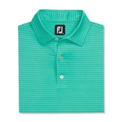 FootJoy Lisle Classic Pencil Stripe Polo -Cheap The Tee Crest Store footjoy lisle classic pencil stripe polo green white 04 65924.1673905391