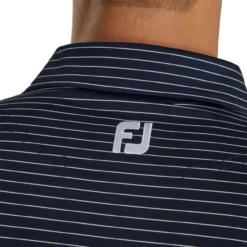 FootJoy Lisle Classic Pencil Stripe Polo -Cheap The Tee Crest Store footjoy lisle classic pencil stripe polo navy white 03 37890.1673900837