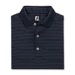 FootJoy Lisle Classic Pencil Stripe Polo -Cheap The Tee Crest Store footjoy lisle classic pencil stripe polo navy white 04 51829.1673903813