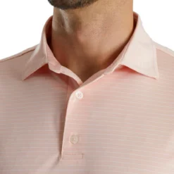 FootJoy Lisle Classic Pencil Stripe Polo -Cheap The Tee Crest Store footjoy lisle classic pencil stripe polo quartz pink white 03 40237.1673901524