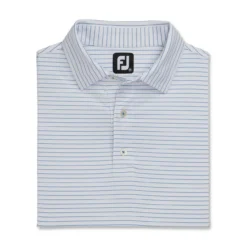 FootJoy Lisle Classic Pencil Stripe Polo -Cheap The Tee Crest Store footjoy lisle classic pencil stripe polo white royal 04 00017.1673901594