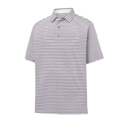 FootJoy Lisle Classic Stripe Self Collar Polo 7 FootJoy Lisle Classic Stripe Self Collar Polo -Cheap The Tee Crest Store footjoy lisle classic stripe self collar polo white 01 52093.1632337616