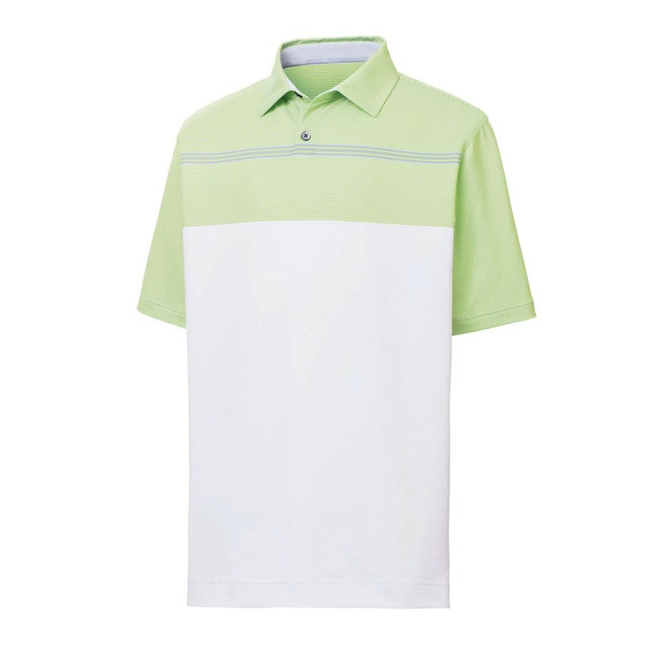 FootJoy Lisle Engineered Pinstripe Self Collar Polo 5 FootJoy Lisle Engineered Pinstripe Self Collar Polo - Image 3