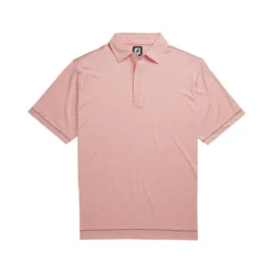 FootJoy Lisle Space Dye Microstripe Self Collar Polo