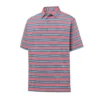 FootJoy Lisle Traditional Stripe Self Collar Polo -Cheap The Tee Crest Store footjoy lisle traditional stripe self collar polo heather cap red storm blue white 01 35441.1632336829