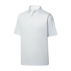 FootJoy Lisle ZigZag Print Self Collar Polo -Cheap The Tee Crest Store footjoy lisle zigzag print self collar polo white dusk blue 01 32640.1651501370