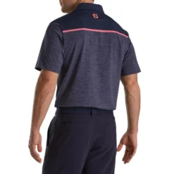 FootJoy Spacedye Block Lisle Self Collar Polo -Cheap The Tee Crest Store footjoy spacedye block lisle self collar polo navy 02 67706.1673906843