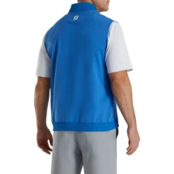 FootJoy Stretch Woven Vest With Knit Accents -Cheap The Tee Crest Store footjoy stetch woven vest with knit accents royal 02 44691.1673903579