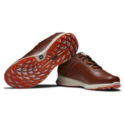 FootJoy Men's Stratos Golf Shoes -Cheap The Tee Crest Store footjoy stratos golf shoes cognac brown 06 30743.1671650424