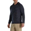 FootJoy Striped Hoodie -Cheap The Tee Crest Store footjoy striped hoodie navy white 01 77169.1673901807