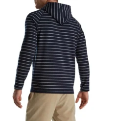 FootJoy Striped Hoodie -Cheap The Tee Crest Store footjoy striped hoodie navy white 02 42943.1673900584