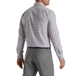 FootJoy Super Soft Woven Plaid Shirt 45 FootJoy Super Soft Woven Plaid Shirt -Cheap The Tee Crest Store footjoy super soft woven plaid shirt white lavender sage navy 02 01675.1671652811