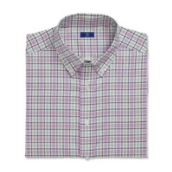 FootJoy Super Soft Woven Plaid Shirt 47 FootJoy Super Soft Woven Plaid Shirt -Cheap The Tee Crest Store footjoy super soft woven plaid shirt white lavender sage navy 04 33254.1671653509