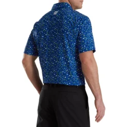 FootJoy Terrazzo Print Lisle Self Collar Polo -Cheap The Tee Crest Store footjoy terrazzo print lisle self collar polo ocean 02 12214.1673906188
