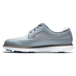 FootJoy Men's Traditions Golf Shoes -Cheap The Tee Crest Store footjoy traditions golf shoes gray navy red 02 20409.1668608820