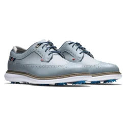 FootJoy Men's Traditions Golf Shoes -Cheap The Tee Crest Store footjoy traditions golf shoes gray navy red 05 34603.1636977357