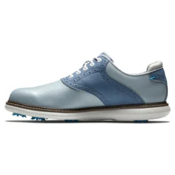 FootJoy Men's Traditions Golf Shoes -Cheap The Tee Crest Store footjoy traditions golf shoes gray white blue 02 84839.1668608815