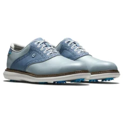 FootJoy Men's Traditions Golf Shoes -Cheap The Tee Crest Store footjoy traditions golf shoes gray white blue 05 30127.1668608790