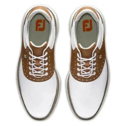 FootJoy Men's Traditions Golf Shoes -Cheap The Tee Crest Store footjoy traditions golf shoes white brown gray 03 68221.1636977357