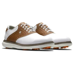 FootJoy Men's Traditions Golf Shoes -Cheap The Tee Crest Store footjoy traditions golf shoes white brown gray 05 07860.1668608813