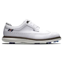 FootJoy Men's Traditions Golf Shoes -Cheap The Tee Crest Store footjoy traditions golf shoes white gray navy 01 73921.1668608826
