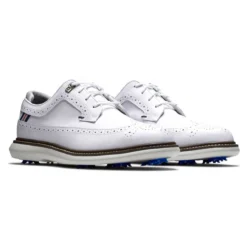FootJoy Men's Traditions Golf Shoes -Cheap The Tee Crest Store footjoy traditions golf shoes white gray navy 05 41462.1636977356