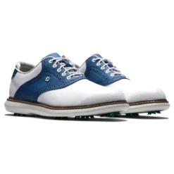 FootJoy Men's Traditions Golf Shoes -Cheap The Tee Crest Store footjoy traditions golf shoes white navy gray 05 15128.1668608812
