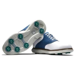 FootJoy Men's Traditions Golf Shoes -Cheap The Tee Crest Store footjoy traditions golf shoes white navy gray 06 81956.1668608817