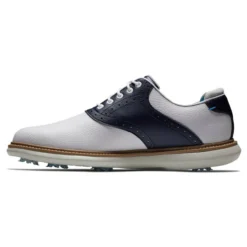 FootJoy Men's Traditions Saddle Golf Shoes -Cheap The Tee Crest Store footjoy traditions saddle golf shoes white navy 02 91803.1676581970