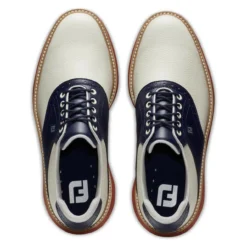 FootJoy Men's Traditions Spikeless Golf Shoes -Cheap The Tee Crest Store footjoy traditions spikeless golf shoes tan navy 03 21195.1678140727